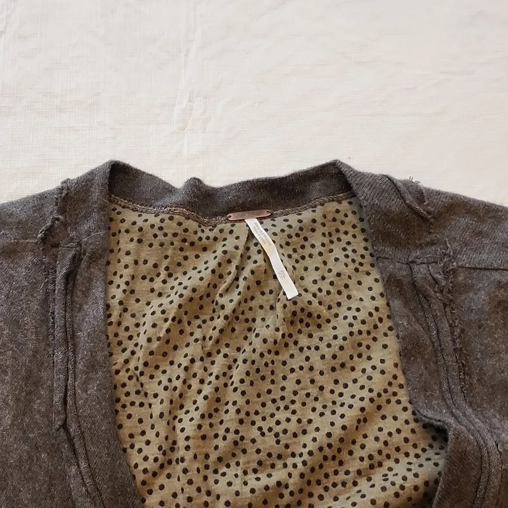 Free People gray Cardigan